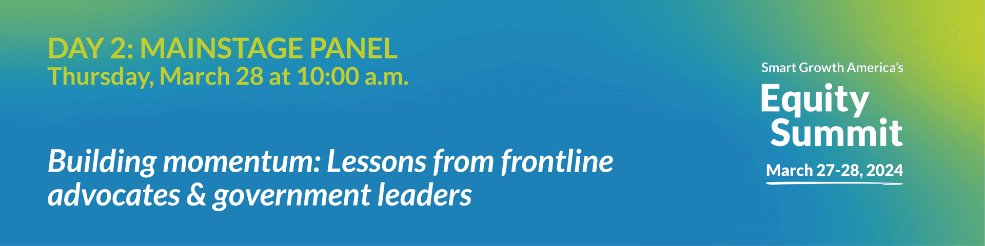 Building momentum: Lessons from frontline advocates & government leaders